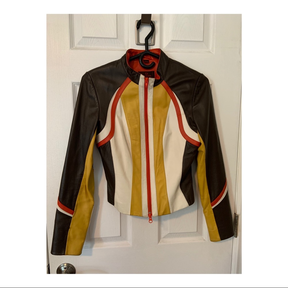 Danier Leather Motorcycle Style Jacket